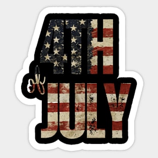 Fourth of July Sticker